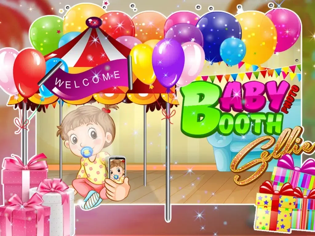 تصاویر Baby Photo Booth Selfie – Crazy kids’ bath, dress up & salon game iPad 