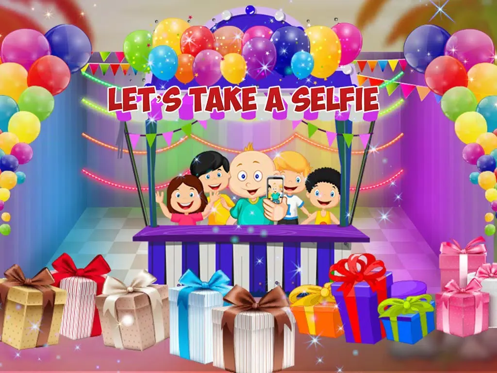تصاویر Baby Photo Booth Selfie – Crazy kids’ bath, dress up & salon game iPad 