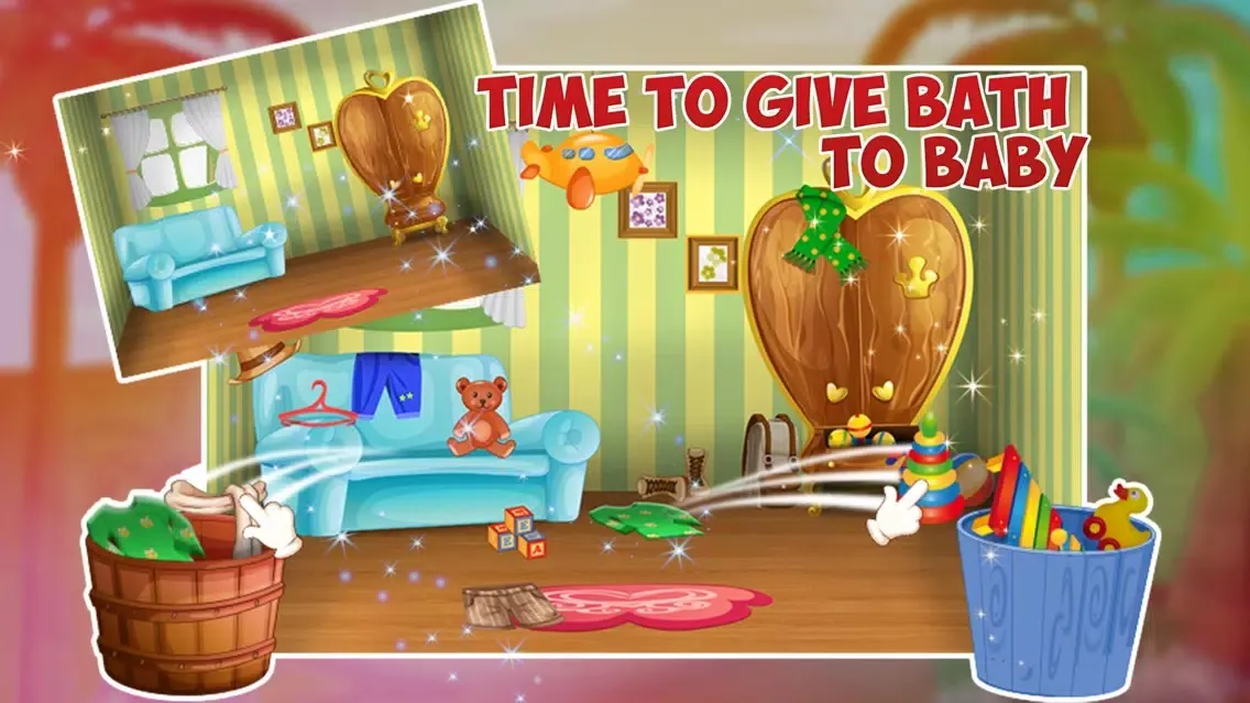 تصاویر Baby Photo Booth Selfie – Crazy kids’ bath, dress up & salon game