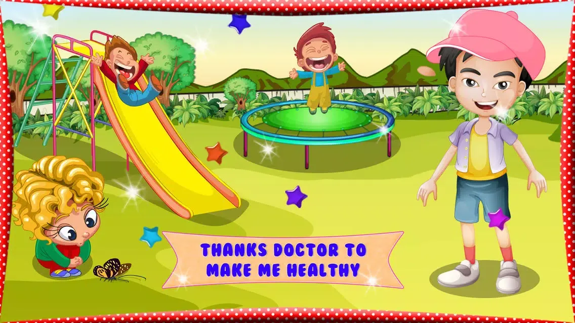 Capturas de tela do Bee Allergy Baby Skin Care – Crazy doctor & virtual hospital game for little kids