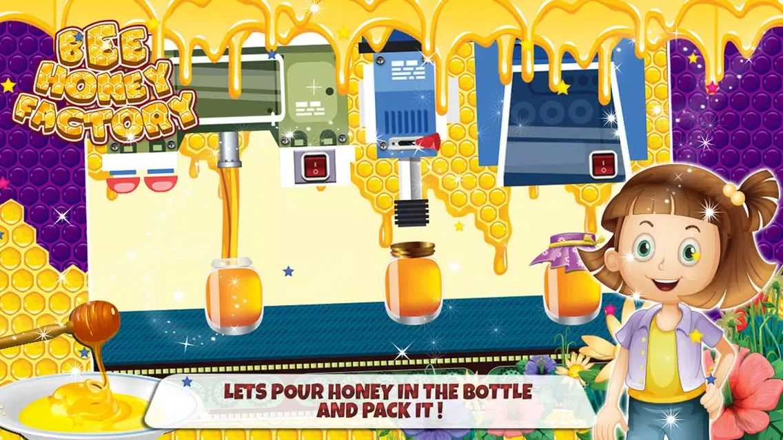 Bee Honey maker – Crazy cooking mania game for kids Ekran Görüntüleri