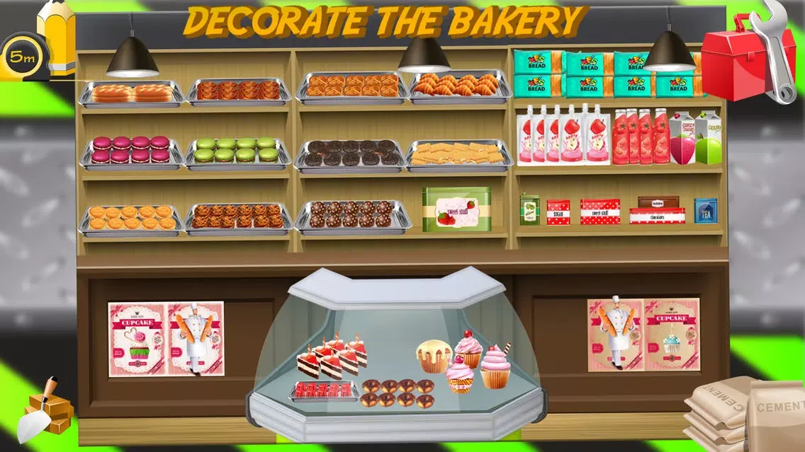 Ảnh chụp màn hình của Build a Bakery Shop – Store Builder