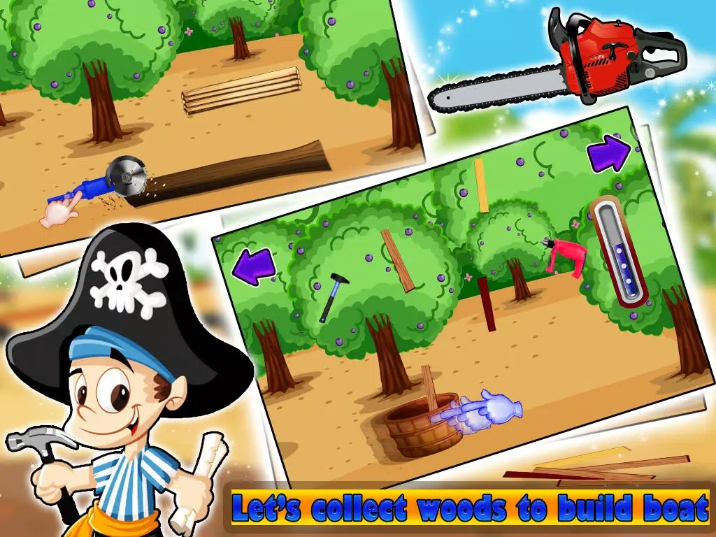 Build a Boat – Crazy builder & mechanic garage game for kids iPad 應用截圖