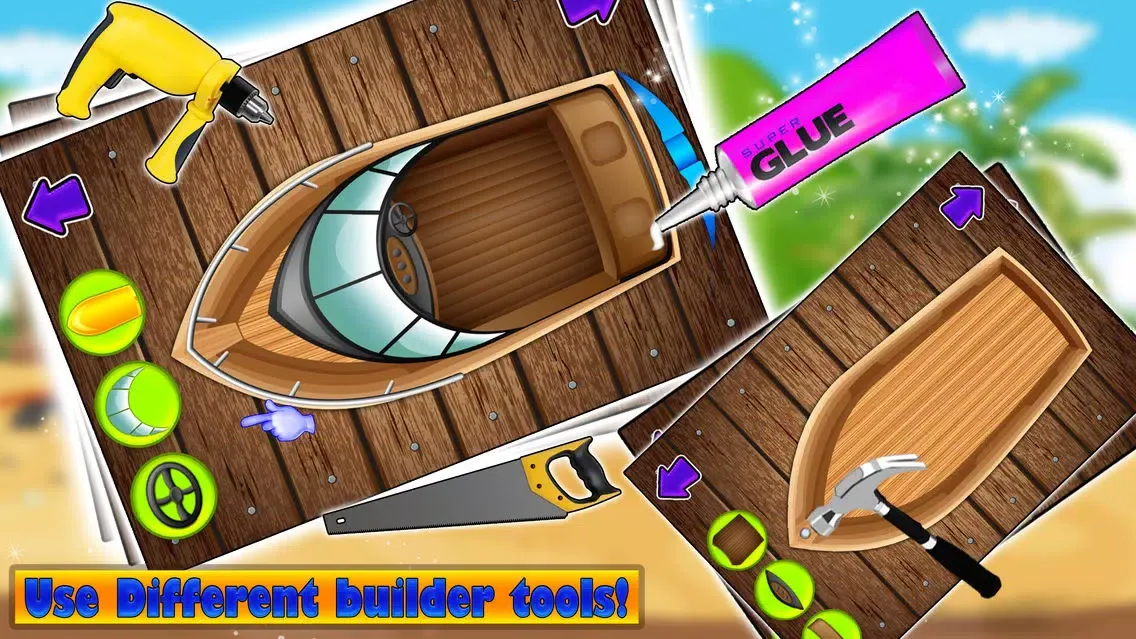 Build a Boat – Crazy builder & mechanic garage game for kids應用截圖