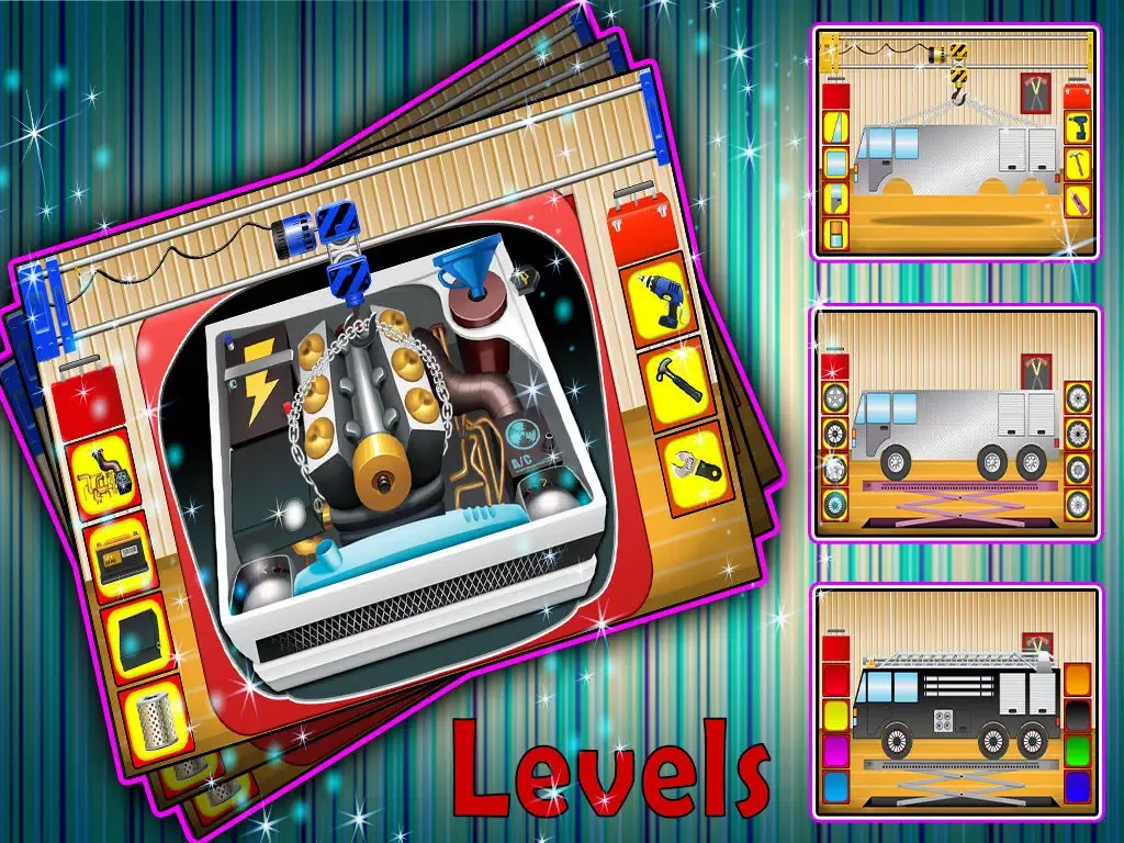 صور Build a Fire Truck – Design & decorate firefighter vehicle in this kid’s fun game iPad 