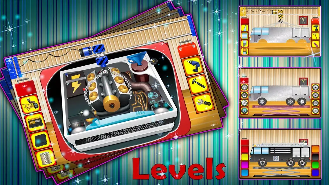 صور Build a Fire Truck – Design & decorate firefighter vehicle in this kid’s fun game