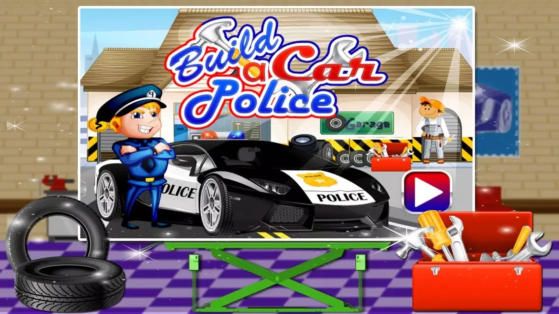 Build a Police Car – Vehicle maker game应用截图