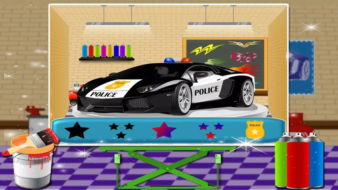 Build a Police Car – Vehicle maker game应用截图