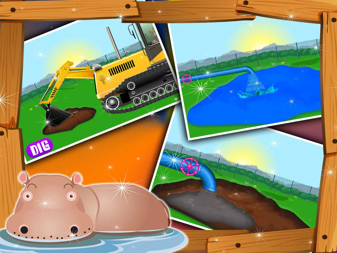 ภาพหน้าจอของ Build a Zoo – Builder Games for Kids iPad 