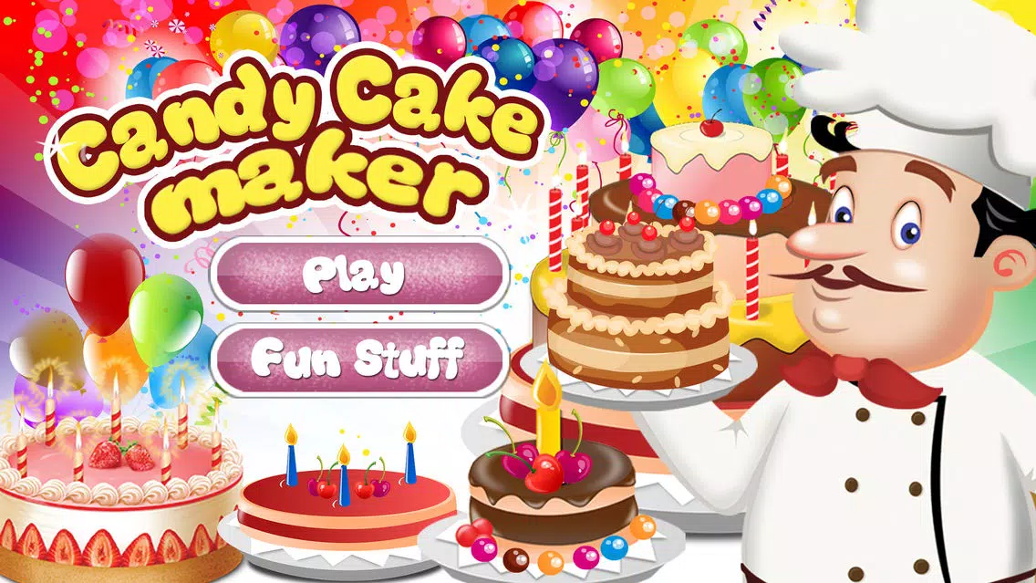 Candy Cake Maker – Make bakery food in this crazy cooking game سکرین شاٹس
