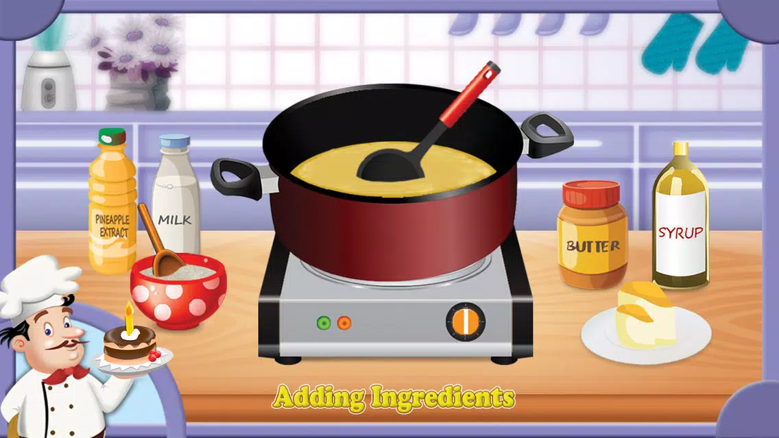 Candy Cake Maker – Make bakery food in this crazy cooking game سکرین شاٹس