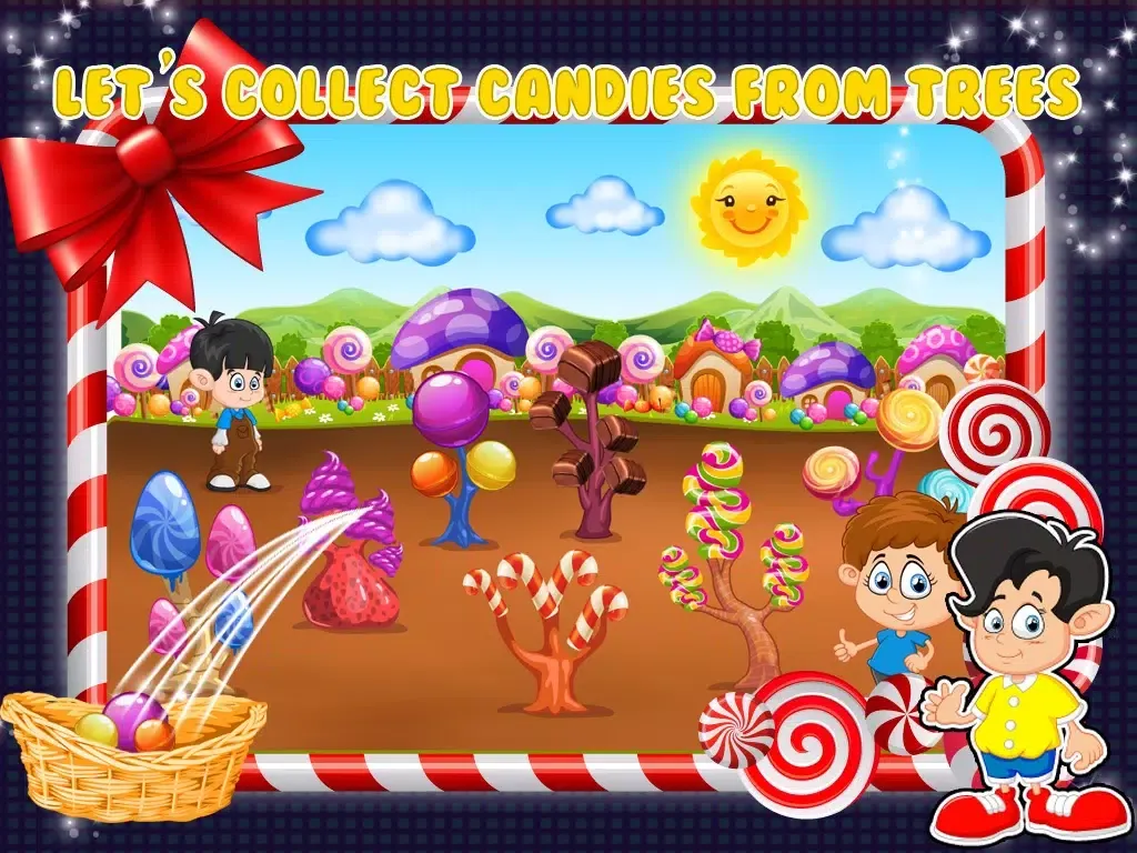 Captures d'écran de Candy Dream Garden – Farm chocolate & candies in this kid’s fantasy game iPad 