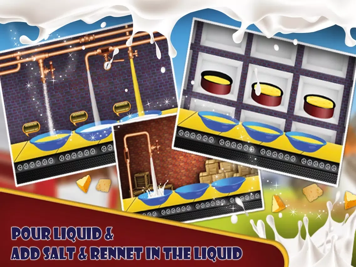 Tangkapan skrin Cheese Factory – Cooking mania for little chef iPad 
