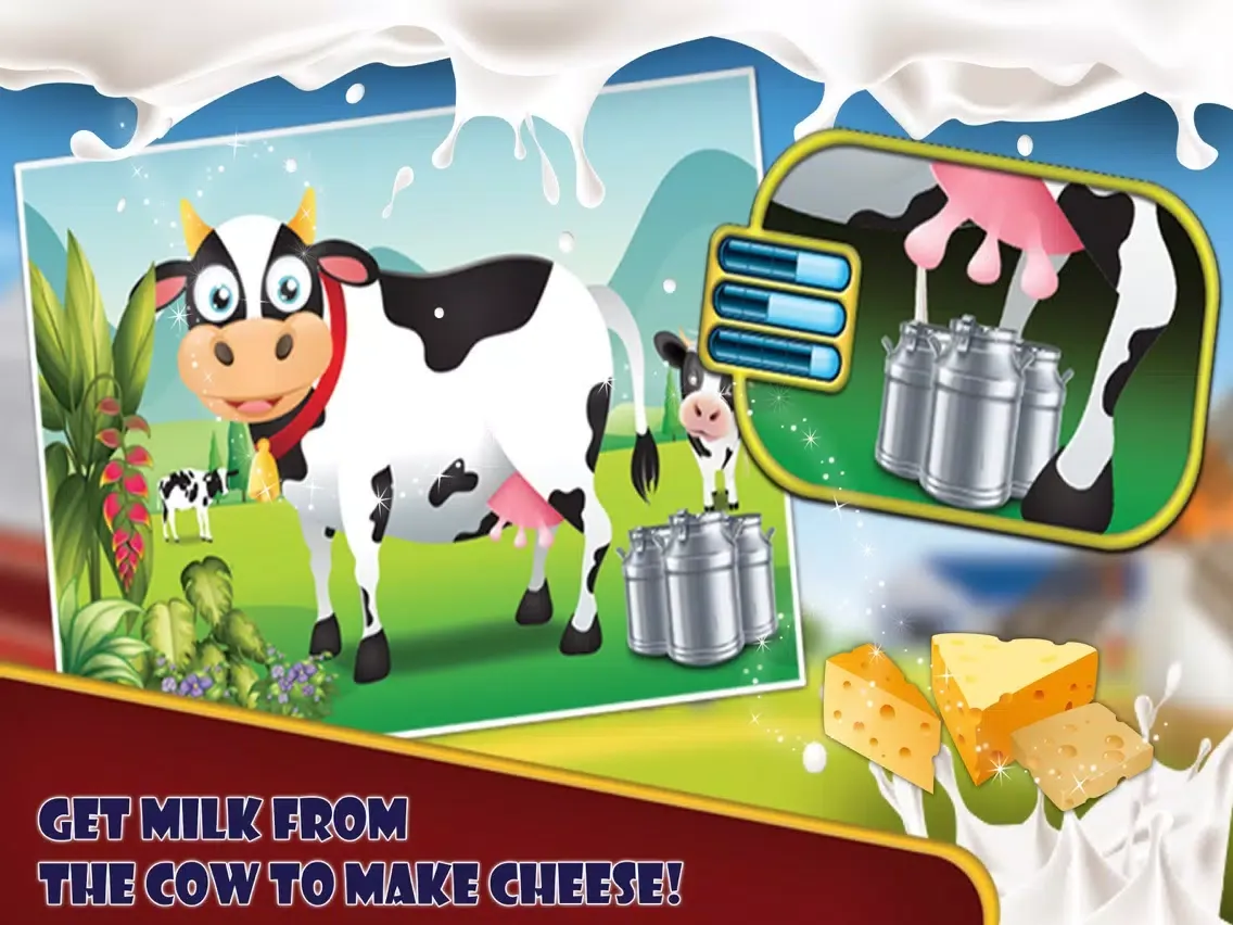 Tangkapan skrin Cheese Factory – Cooking mania for little chef iPad 