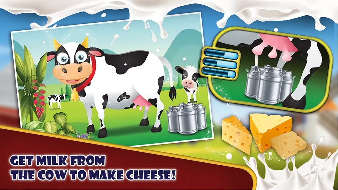 Tangkapan skrin Cheese Factory – Cooking mania for little chef