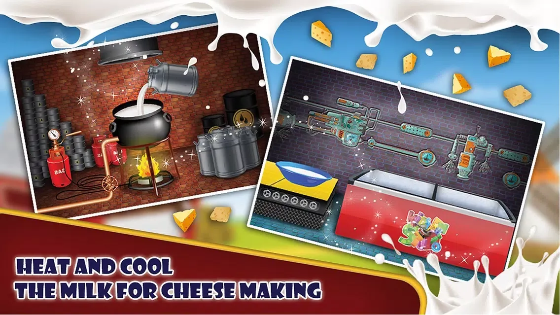 Tangkapan skrin Cheese Factory – Cooking mania for little chef