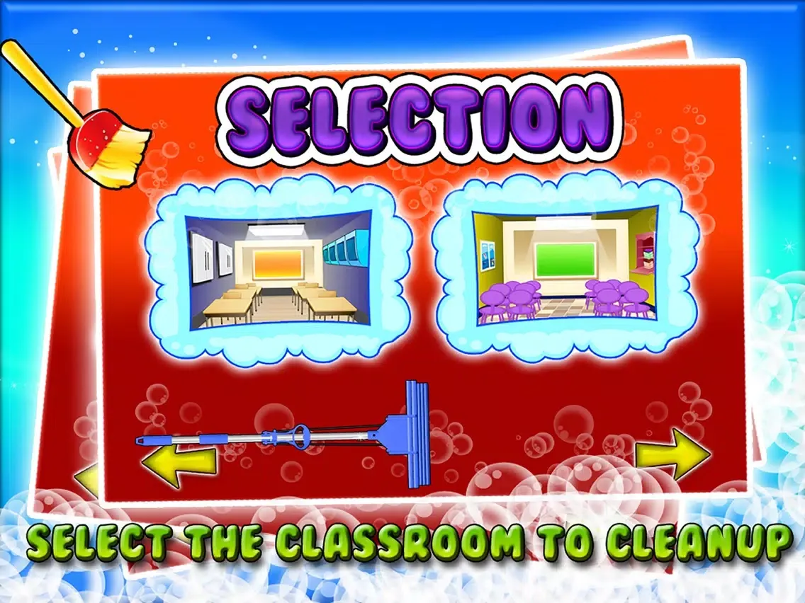 Class Room Wash – Kids Cleanup Game iPad  Screenshots