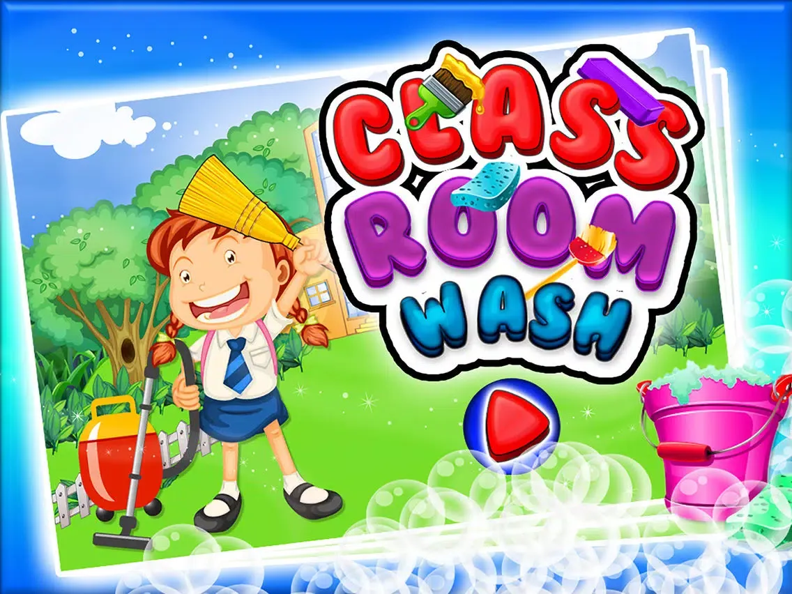 Class Room Wash – Kids Cleanup Game iPad  Screenshots