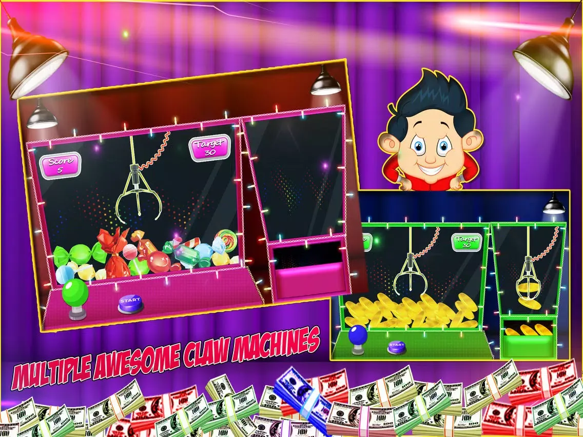 Tangkapan layar Claw Machine Simulator - Free Prize Kids Games iPad 