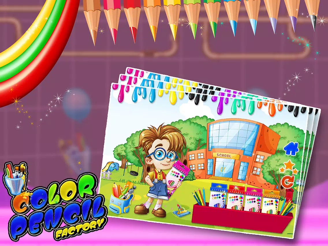 Скриншоты Color Pencil Factory – Make pencils with crazy fun iPad 
