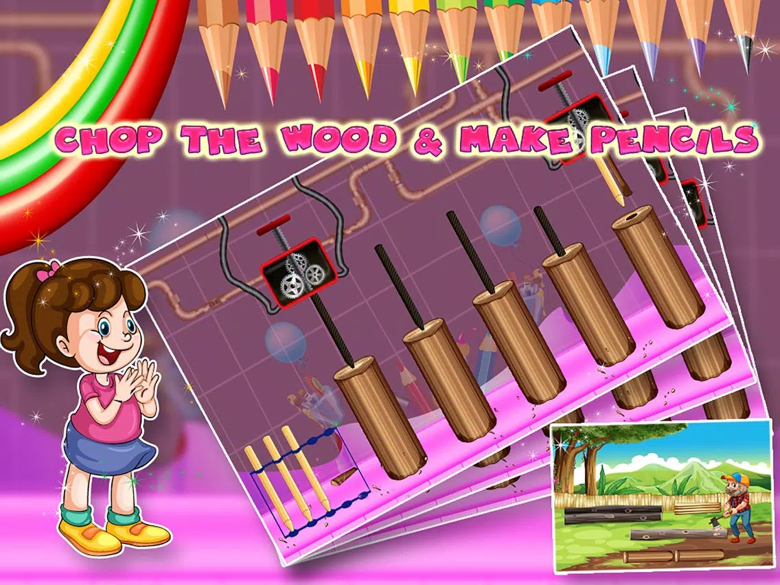 Скриншоты Color Pencil Factory – Make pencils with crazy fun iPad 