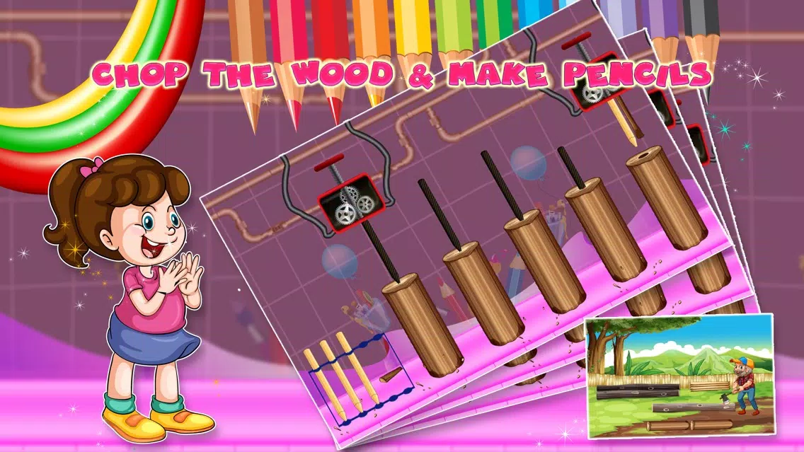 Скриншоты Color Pencil Factory – Make pencils with crazy fun