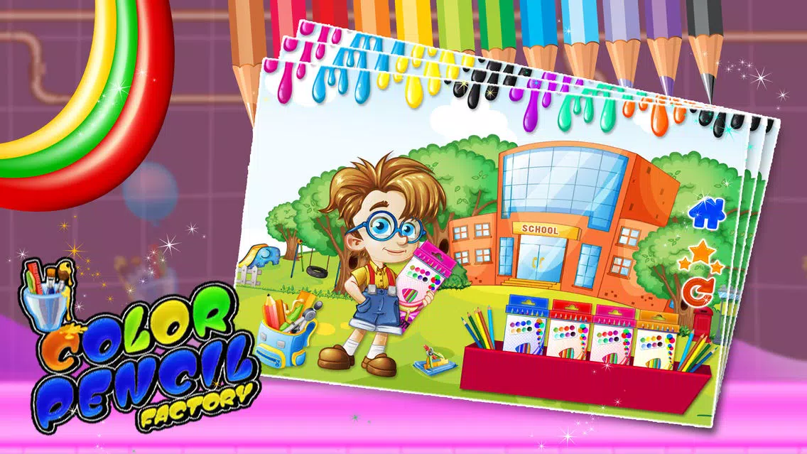 Скриншоты Color Pencil Factory – Make pencils with crazy fun