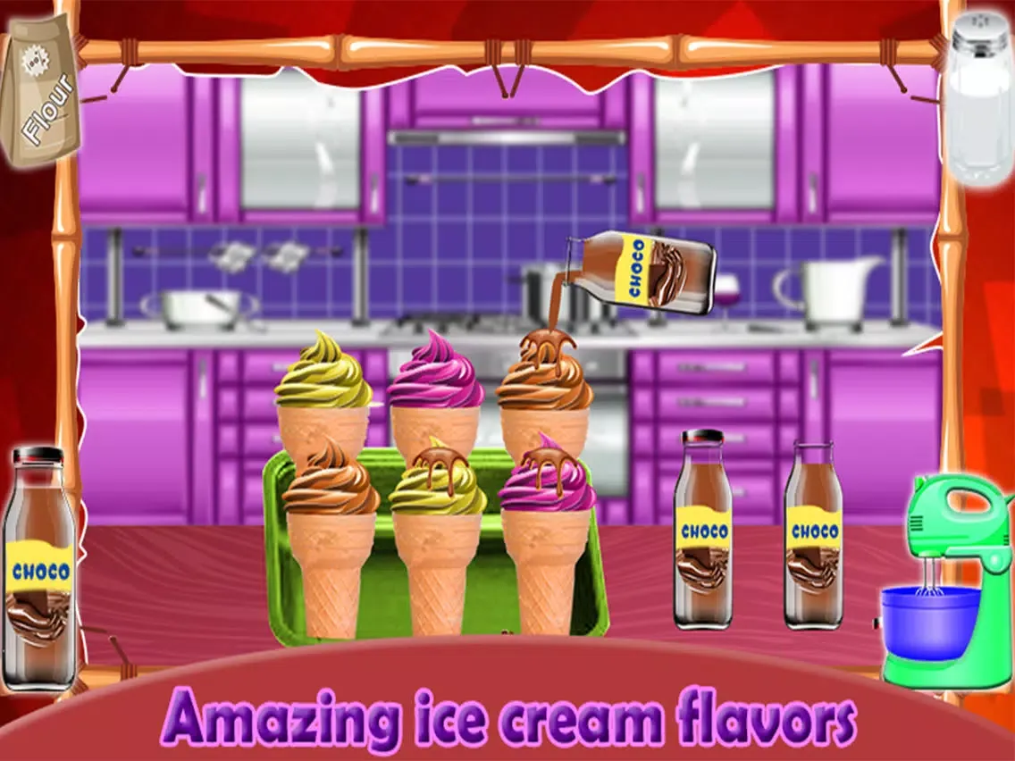 Cone Cupcakes Maker - Sweet Food Cooking iPad  Ekran Görüntüleri