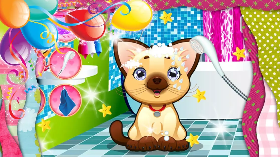 Crazy Cat Salon – Pet care game Screenshots