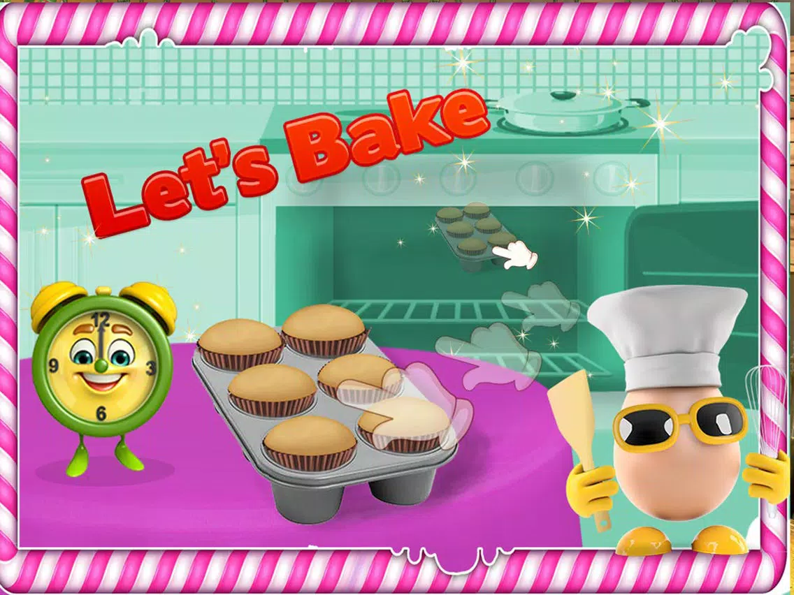 Ảnh chụp màn hình của Cupcake Bakery – Crazy kitchen chef cake maker iPad 