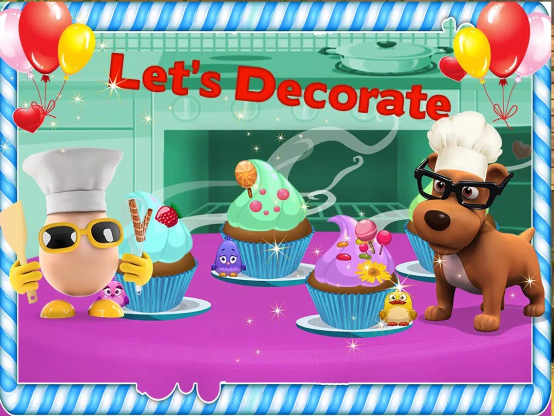 Ảnh chụp màn hình của Cupcake Bakery – Crazy kitchen chef cake maker iPad 
