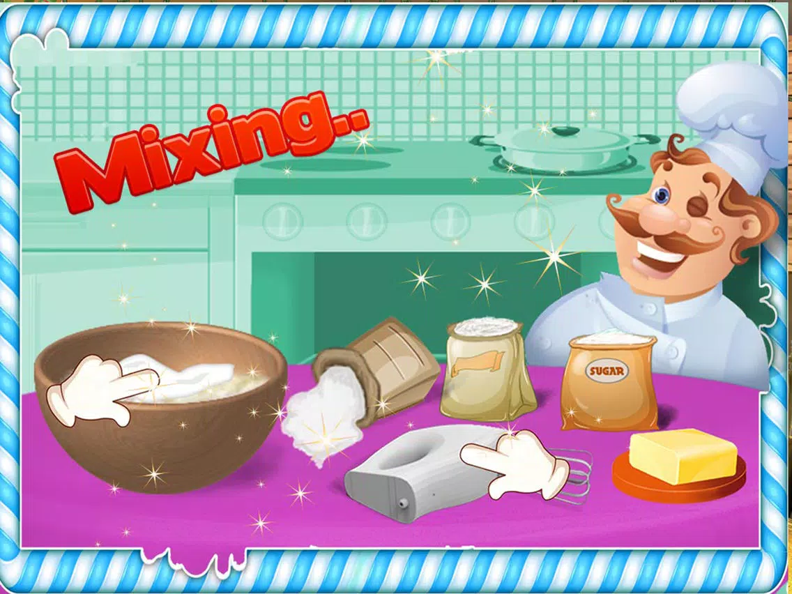Ảnh chụp màn hình của Cupcake Bakery – Crazy kitchen chef cake maker iPad 