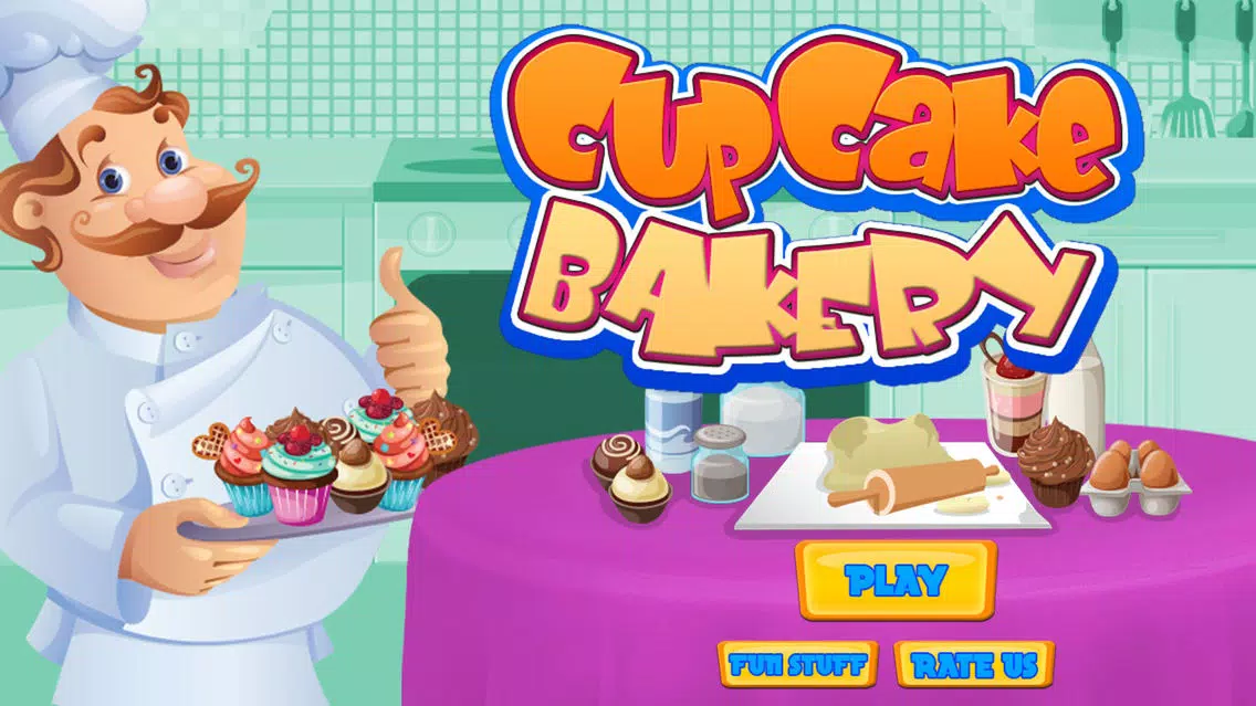 Ảnh chụp màn hình của Cupcake Bakery – Crazy kitchen chef cake maker