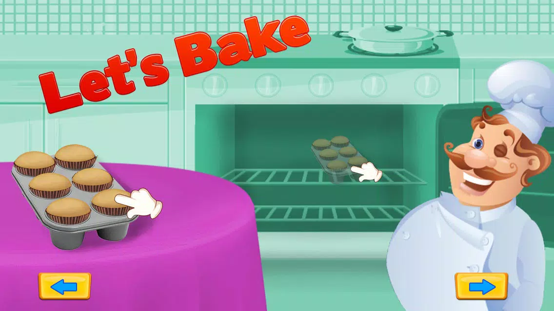 Ảnh chụp màn hình của Cupcake Bakery – Crazy kitchen chef cake maker