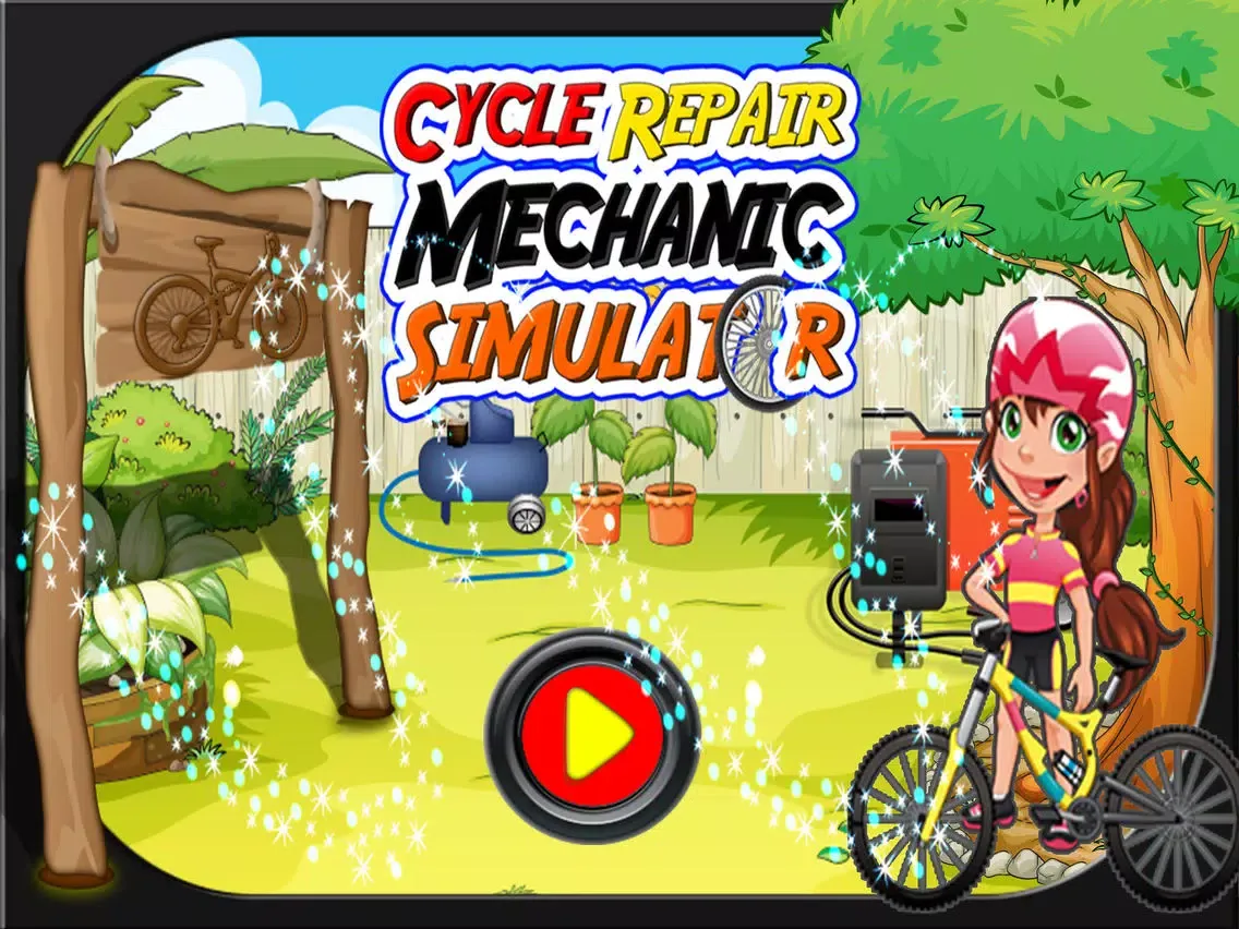 Cycle Repair Mechanic Simulator- Garage Game iPad 应用截图