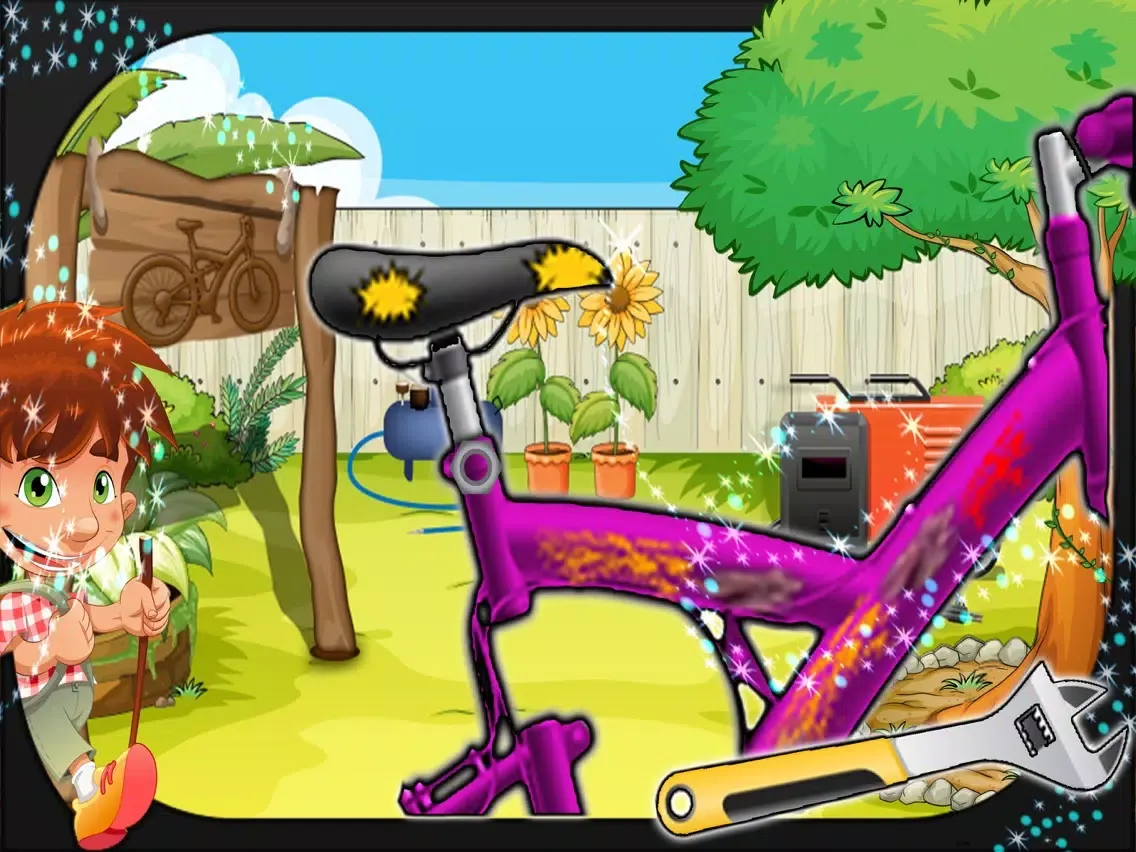 Cycle Repair Mechanic Simulator- Garage Game iPad 应用截图