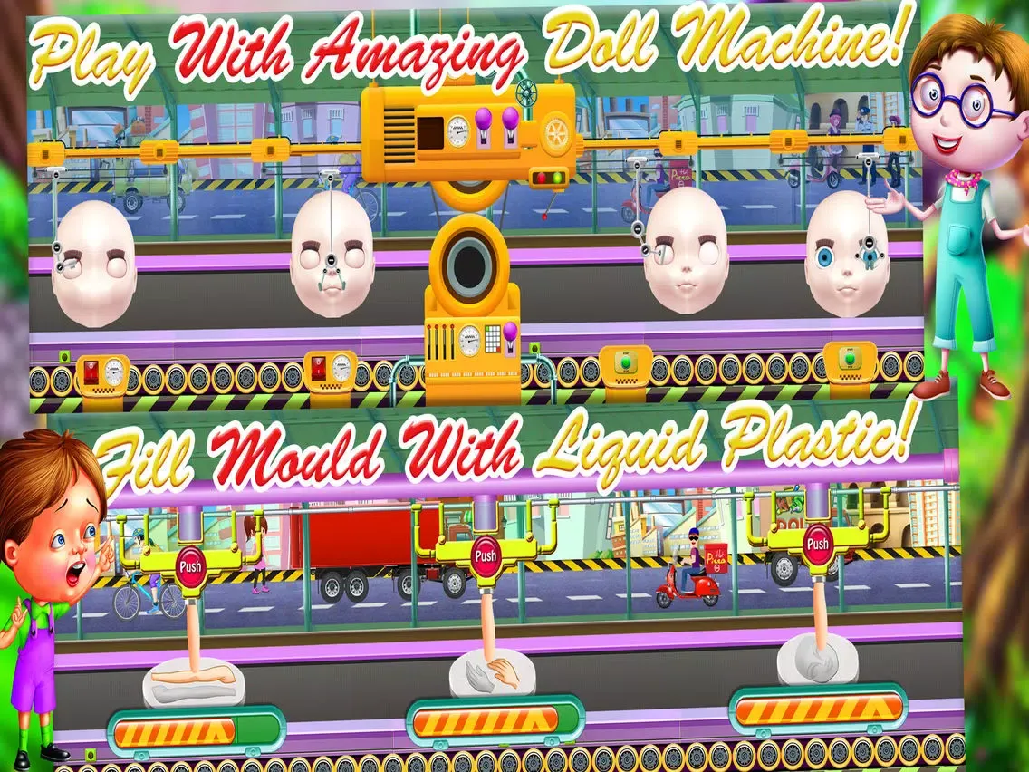 ภาพหน้าจอของ Doll Factory – Girls Toy Maker Workshop iPad 