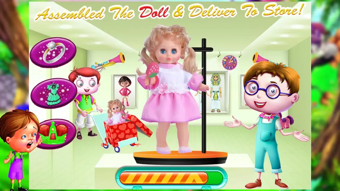 ภาพหน้าจอของ Doll Factory – Girls Toy Maker Workshop