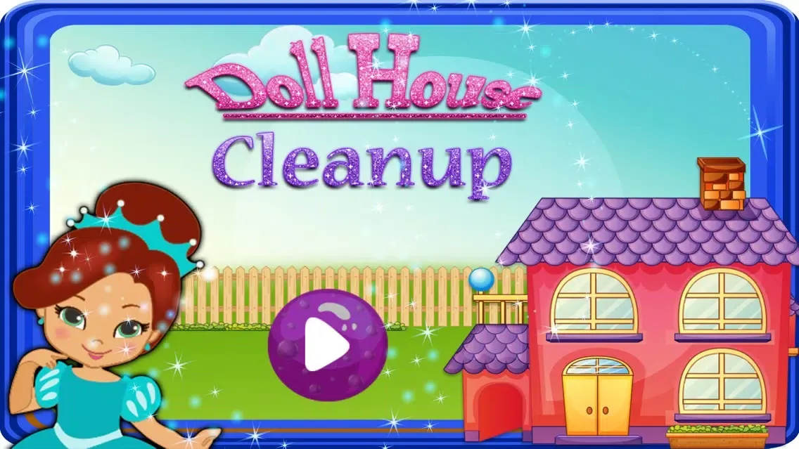 Capturas de tela do Doll House Cleanup - Best home care & decoration mania game for kids