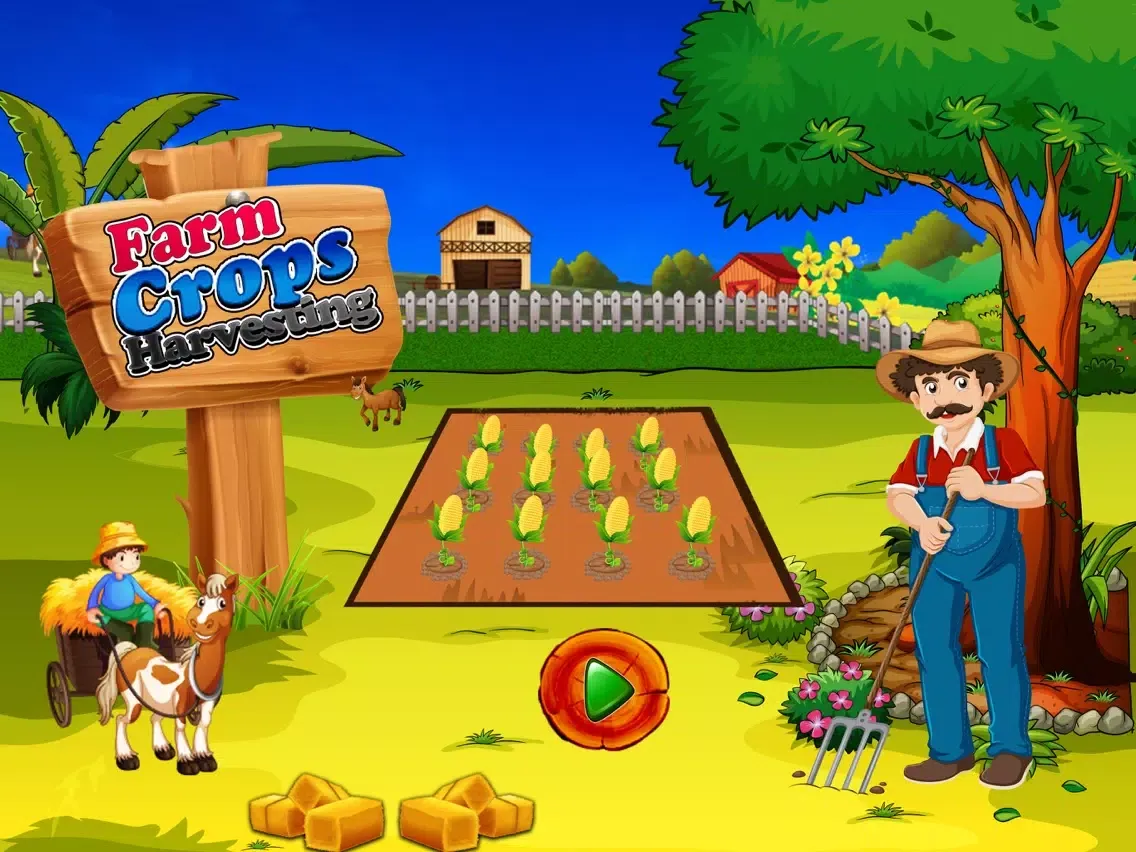 Farm Crops Harvesting – Kids Farming Game iPad 应用截图