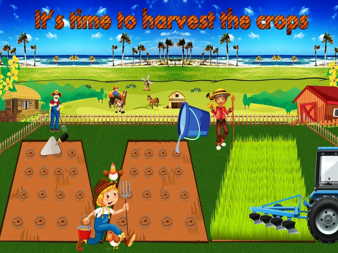 Farm Crops Harvesting – Kids Farming Game iPad 应用截图