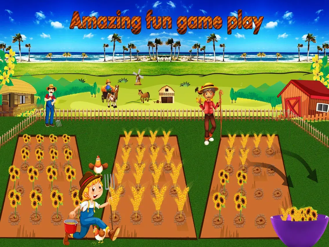 Farm Crops Harvesting – Kids Farming Game iPad 应用截图