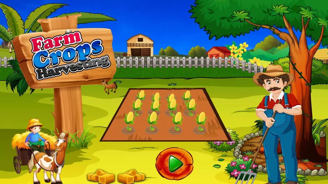 Farm Crops Harvesting – Kids Farming Game应用截图