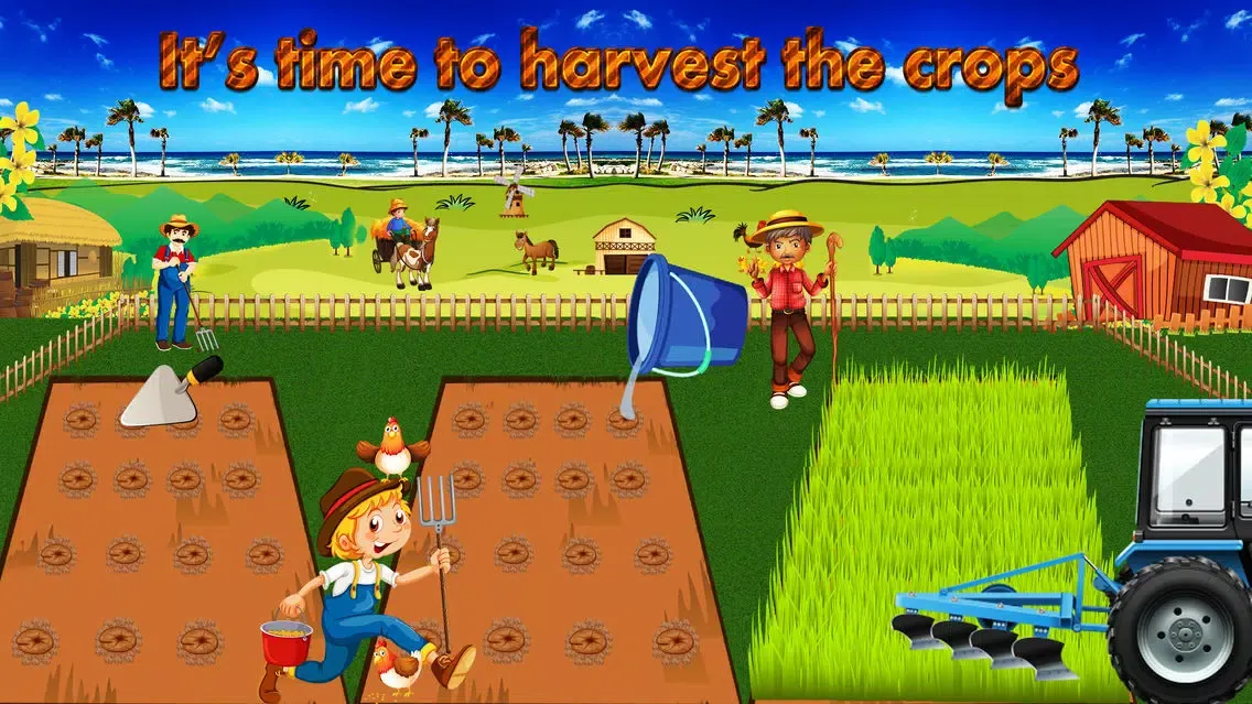 Farm Crops Harvesting – Kids Farming Game应用截图