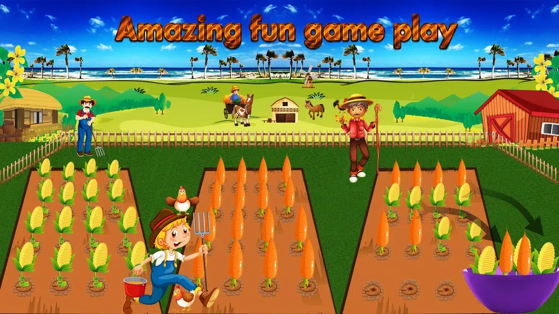 Farm Crops Harvesting – Kids Farming Game应用截图