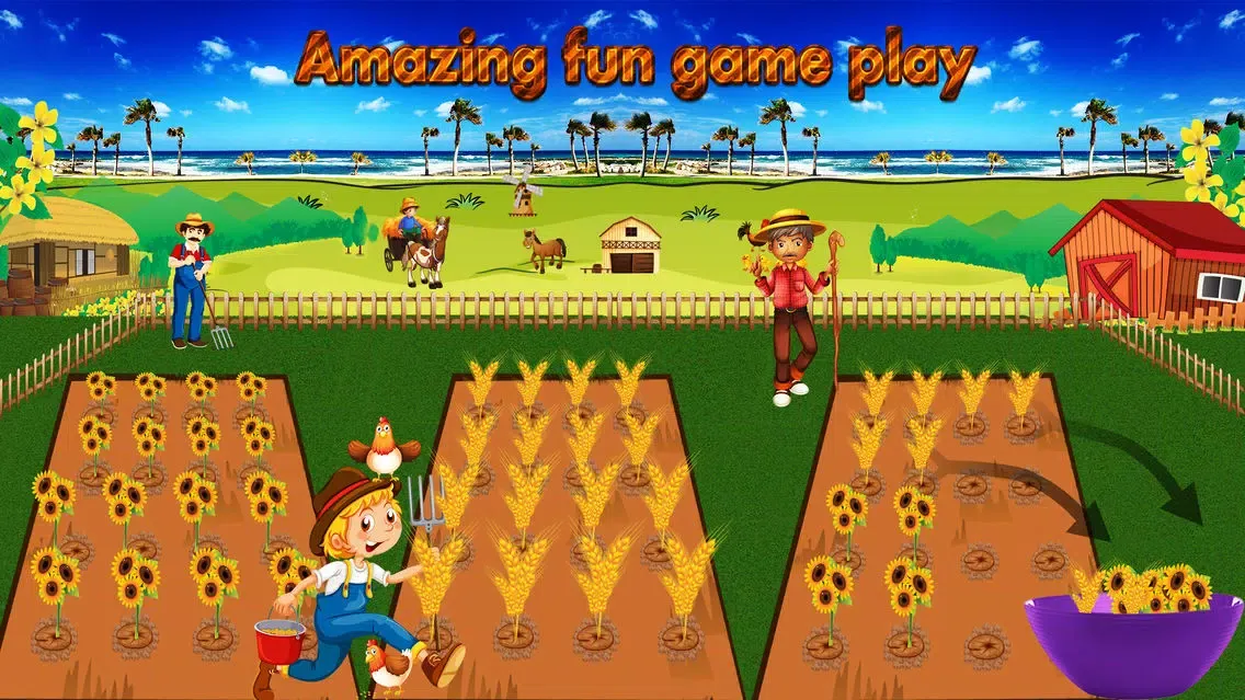 Farm Crops Harvesting – Kids Farming Game应用截图