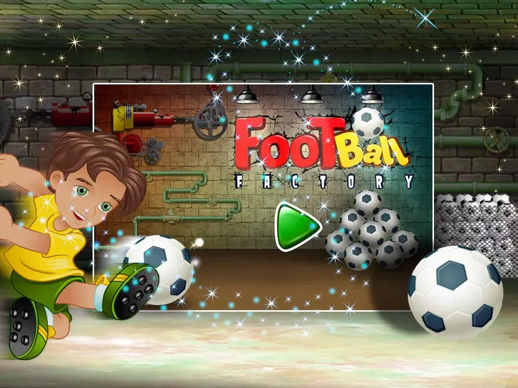ภาพหน้าจอของ Football Factory – Soccer ball maker & simulator game for kids iPad 