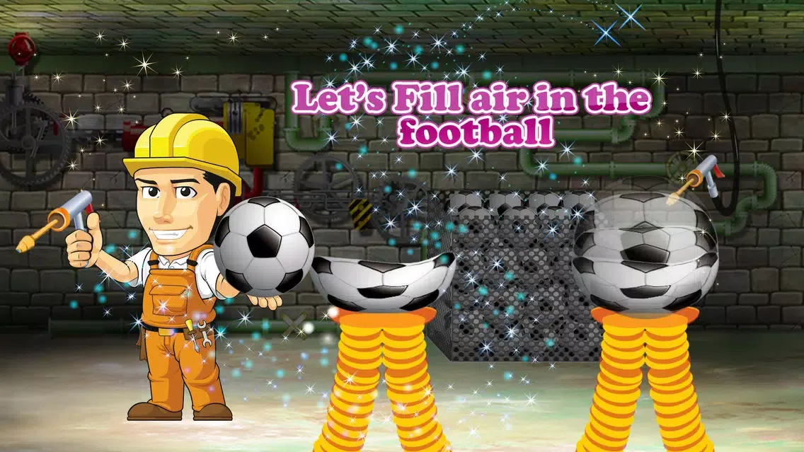 ภาพหน้าจอของ Football Factory – Soccer ball maker & simulator game for kids