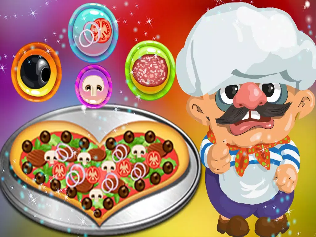 Fresh Heart Pizza – Bake food in this bakery cooking game for kids iPad  Ekran Görüntüleri