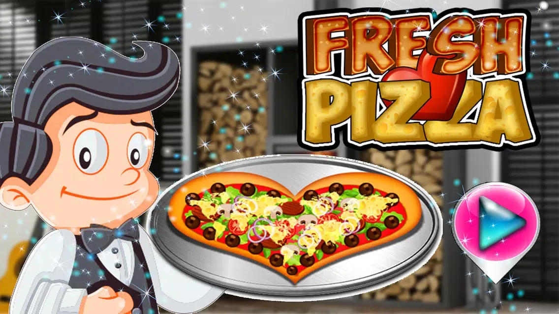 Fresh Heart Pizza – Bake food in this bakery cooking game for kids Ekran Görüntüleri